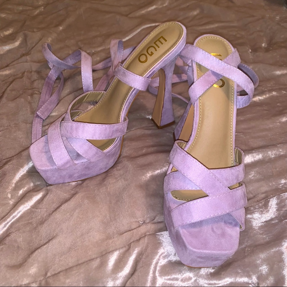 6 Inch Lavender Heels